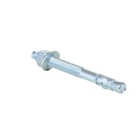 Vestil Wedge Anchor, 1/2" Dia., 5" L, Steel AS-125